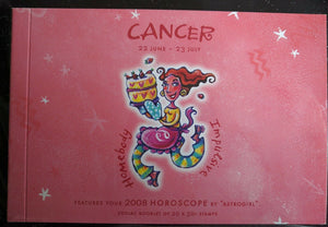 Australia Zodiac Cancer crab constellation star Prestige Stamp Booklet PB148