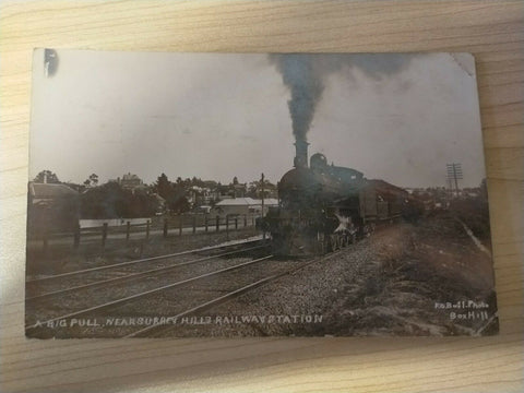 Australia Victoria Vintage A Big Pull Near Surrey Hills Railway Station Postcard