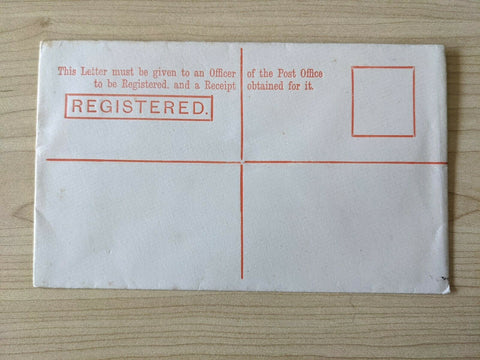 Victoria 3d REGISTERED ENVELOPE postal stationery H+G:8g CTO Melbourne