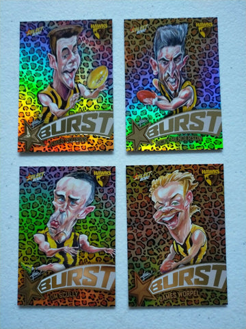 2020 Select Footy Stars Leopard Star Bursts Hawthorn Team Set