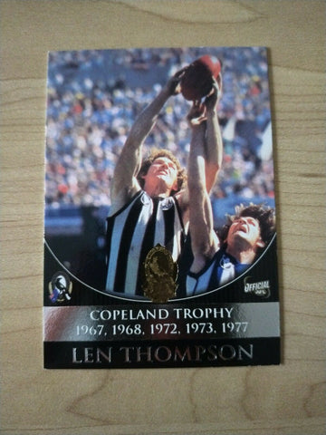 Select ESP Official AFL Collingwood Team Of The Century Len Thompson (81)