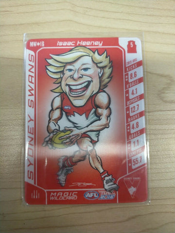 2016 Teamcoach Magic Wildcard Isaac Heeney Sydney MW-16