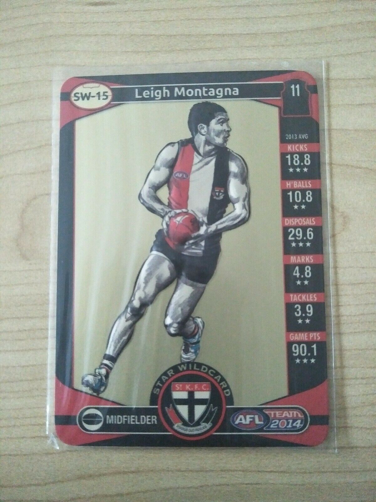 2014 Teamcoach Star Wildcard Leigh Montagna St Kilda SW-15