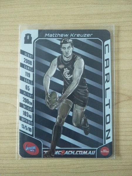 2016 Teamcoach Star Wildcard Matthew Kreuzer Carlton SW-03