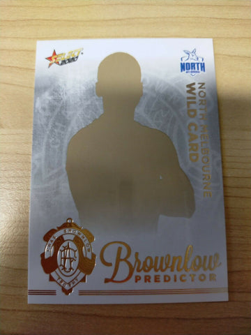 2020 Select Footy Stars Brownlow Predictor Wild Card North Melb No. 078/140