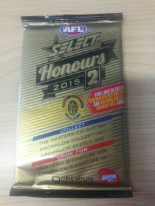 2015 AFL Select Honours 2 10 x Sealed Packets