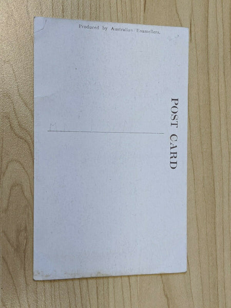 South Australia Post Card Ellen Street Port Pirie with Train & Horse and Cart