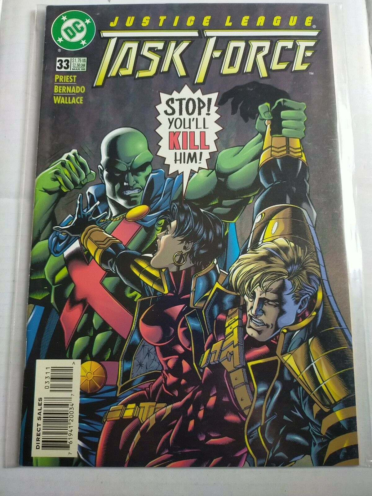 DC 1996 March #33 Justice League Task Force Comic