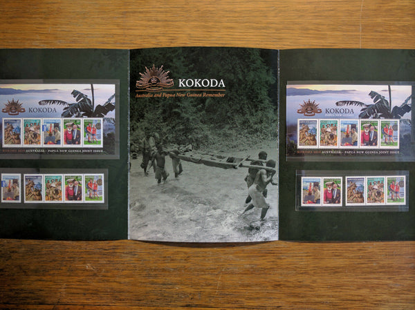 Australia Post Kokoda 2010 Joint Issue with PNG Stamp Pack