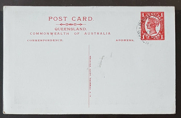 Queensland Post Card, 1d views of Townsville  HG 19a CTO