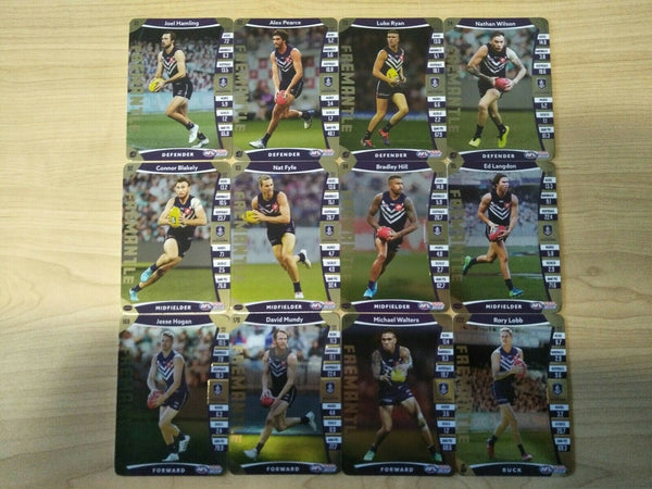 2019 Teamcoach Gold Fremantle Team Set Of 12 Cards