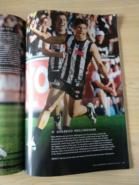 2010 Collingwood Football Club Premiership Souvenir Magazine SIGNED BY 13