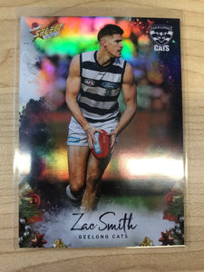 AFL 2018 Select Christmas Holofoil Card X83 - Geelong Cats, Zac Smith