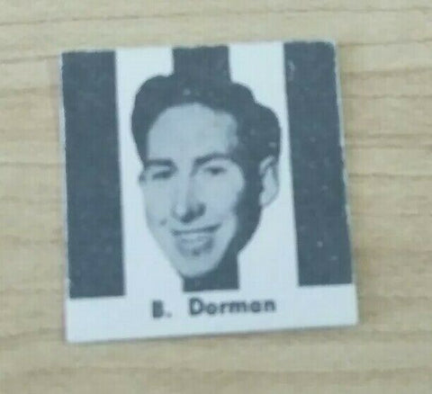 VFL 1956 Argus Newspaper Fireside Footballers Collingwood B Dorman Football Card