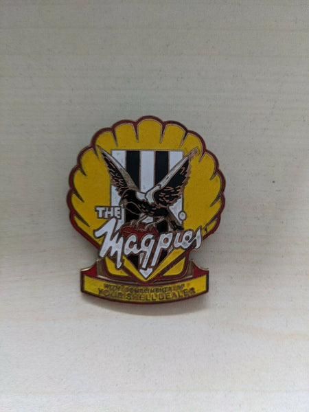 VFL Collingwood Football The Magpies Shell Petrol Badge