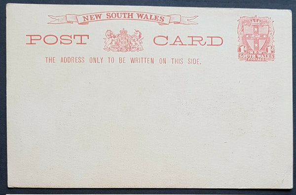 NSW 1d Arms Post Card Greetings from Fairy Dell Mount Victoria HG 19 a M