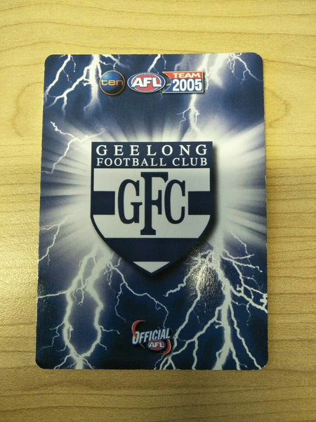 2005 Teamcoach Gold Premium Prize Card Cameron Ling Geelong