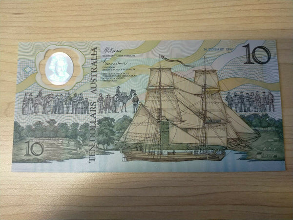 RA01 $10 AA Prefix Uncirculated Banknote Dated
