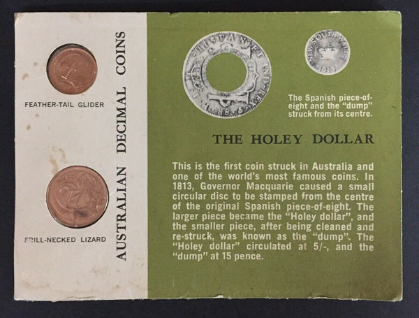 Australia 1966 Royal Australian Mint Uncirculated 2 Coin Set. Rare