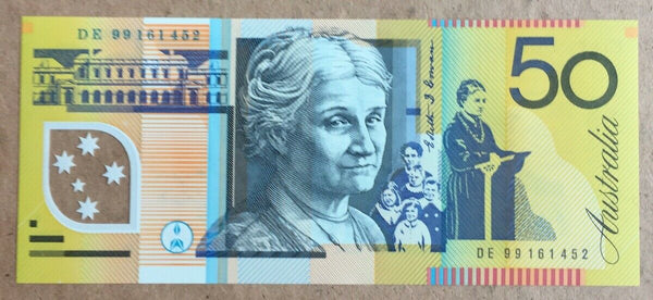 R518c 1999 $50 Australia  Polymer Banknote Macfarlane Evans