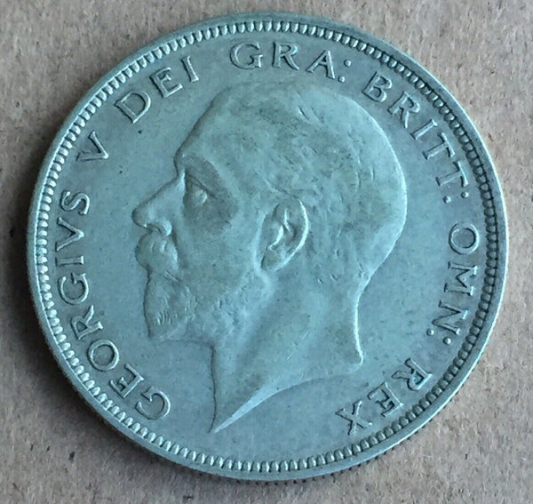 UK Great Britain 1933 George V Half Crown Extremely Fine Condition