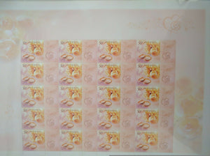 Australia SES Celebrations 50c Wedding Stamp Sheet