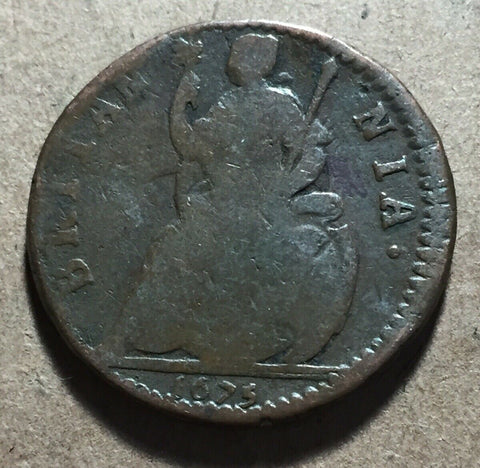Great Britain UK Coin 1675 Charles II Farthing