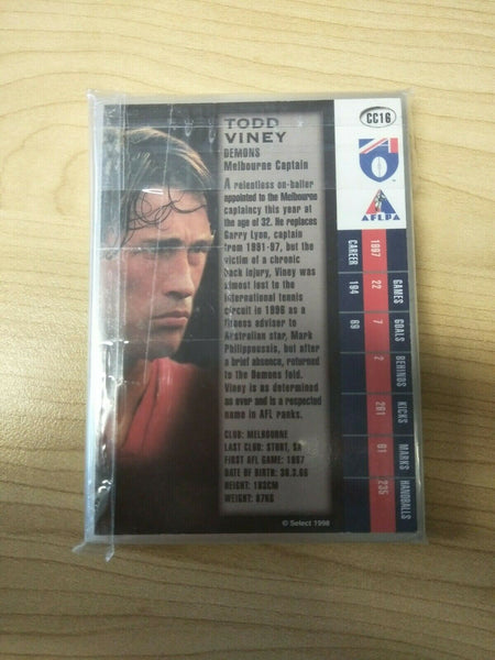 1998 AFL Select Captain Complete Set 16 Cards Good Condition