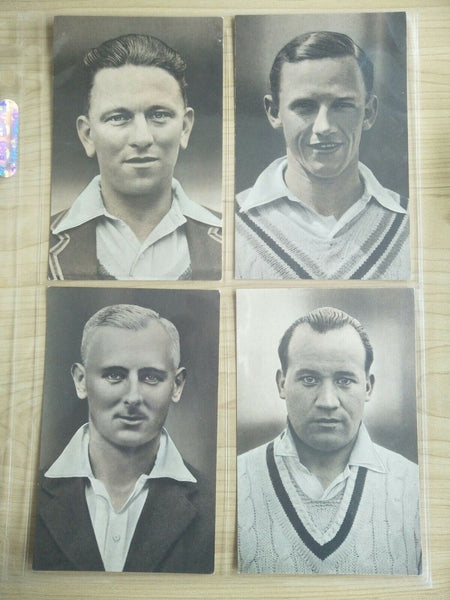 Australian English Cricket Postcards Test Match Stars And Favourites 20 Cards