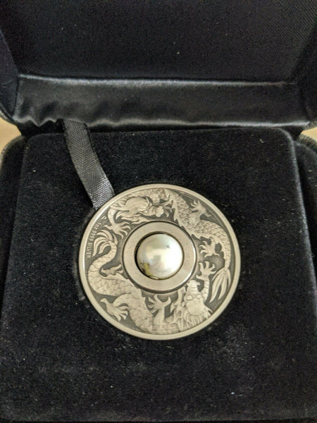 Australia 2017 Perth Mint Dragon And Pearl Proof Silver Coin