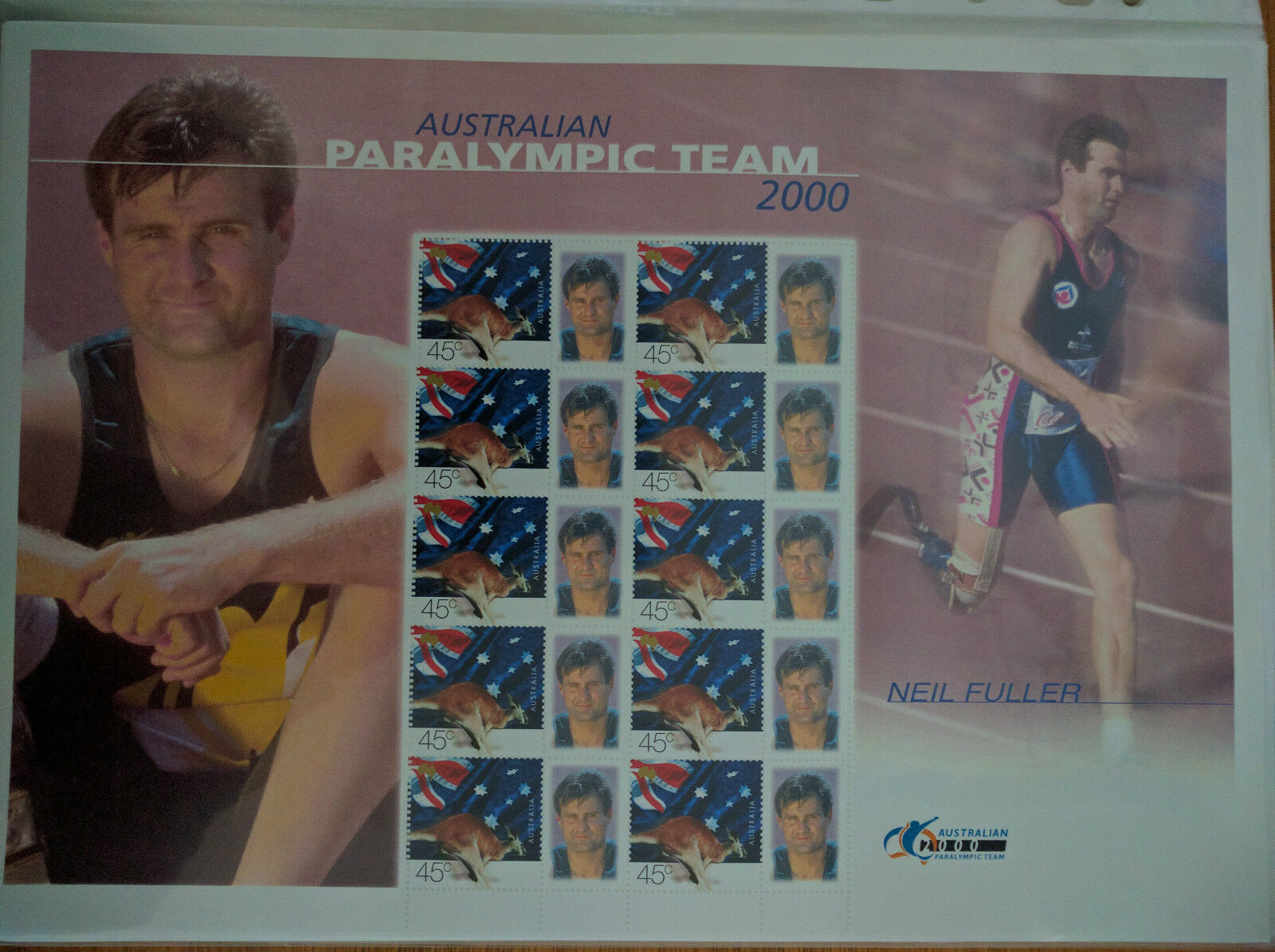 Australia Post 2000 Paralympic Team Neil Fuller