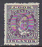 Cook Islands Pacific Islands SG 42 1½d deep mauve Mint