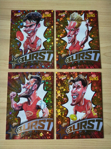 2020 Select Footy Stars Explosion Starburst Team Set GC Suns