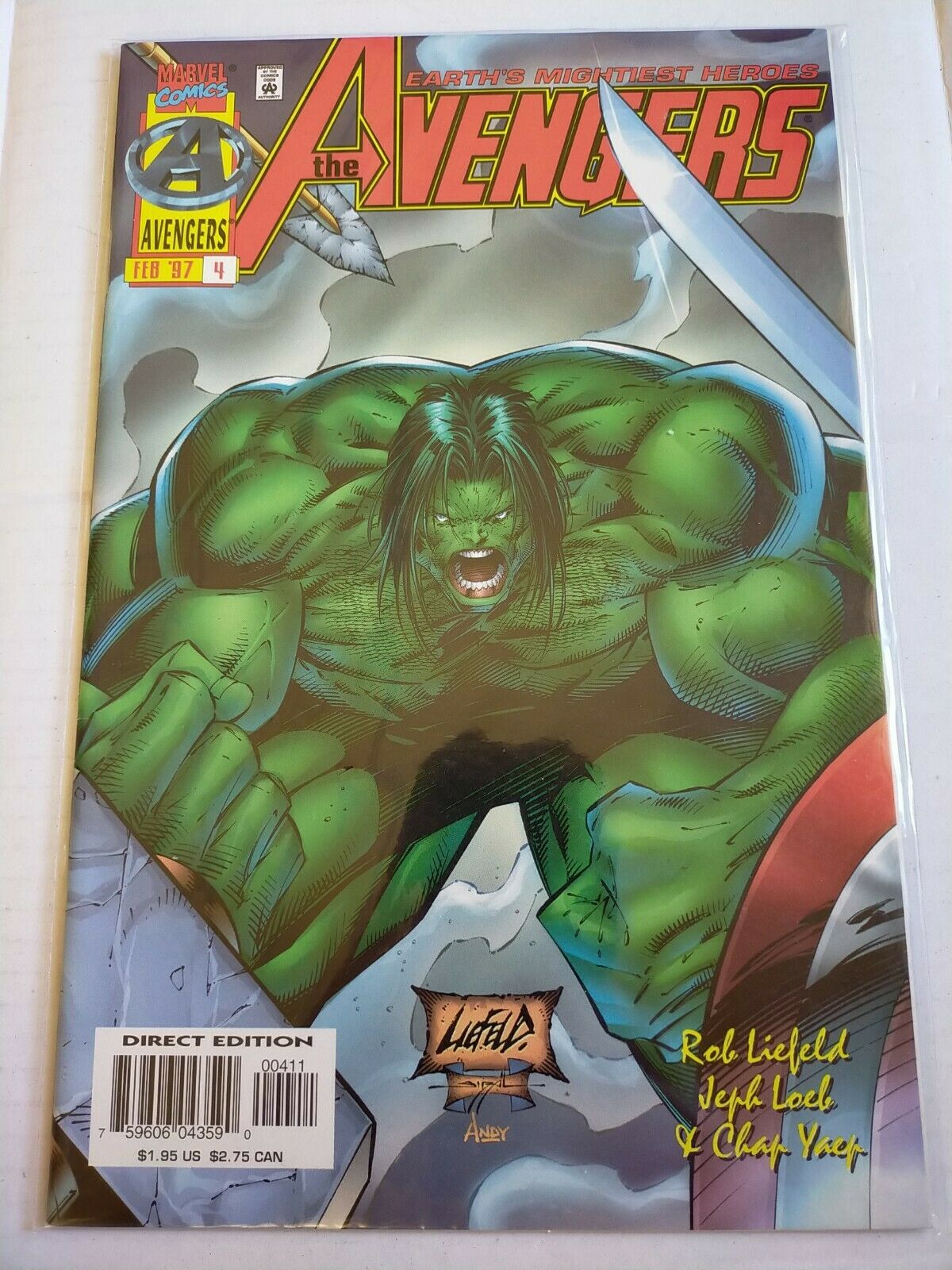 Marvel 1997 February No.4 The Avengers Comic