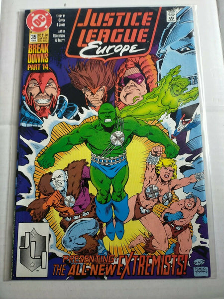 DC 1992 February #35 Justice League Europe Comic