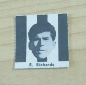 VFL 1956 Argus Newspaper Fireside Footballers Collingwood R Richards Football Card