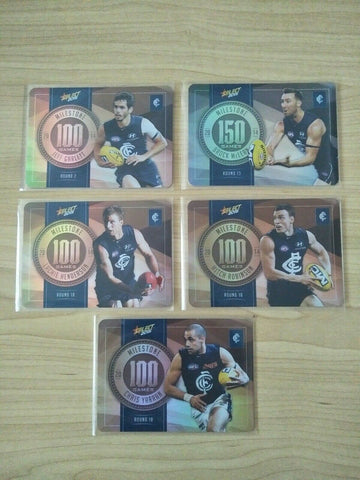 2015 Select Milestones Carlton Blues Team Set MG12-16