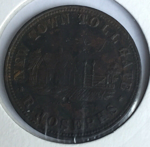 Australia R. Josephs 1/2d Half Penny Token  R310 Very Fine