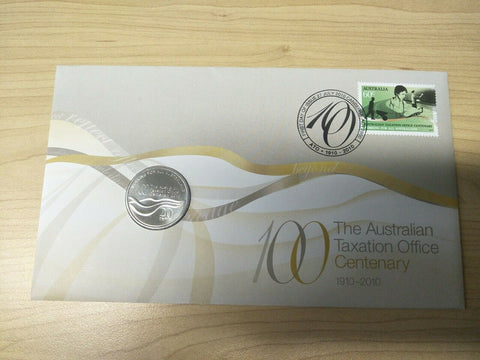 2010 20c The Australian Taxation Office Centenary  PNC 1st Day Cover