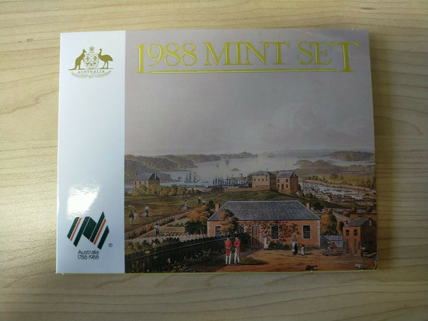 Australia 1988 Royal Australian Mint Uncirculated Mint Set Of 8 Coins
