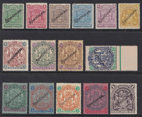 Rhodesia SG  66-90 Range to £1 MUH opt SPECIMEN from VIP Presentation Set