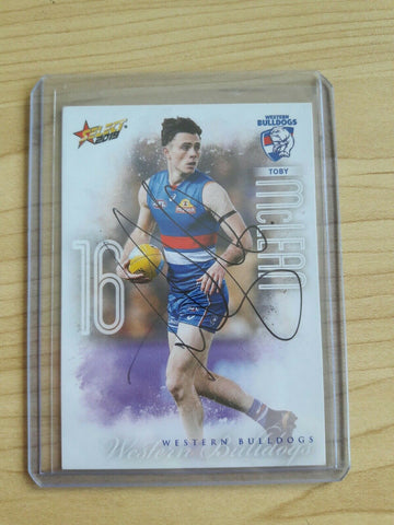 Select Footy Stars 2019 Tony McLean Hand Signed Card