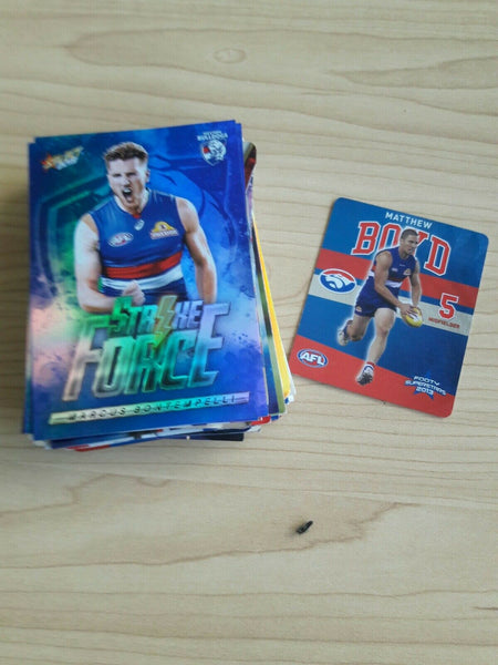 Westernbulldogs Card Lot Of 32 Cards . Select and Teamcoach