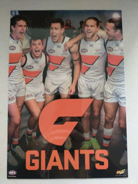 2020 Select Footy Stars Jigsaw Puzzle GWS Giants Team Set Of 9 Cards