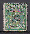 Fiji Pacific Islands SG 32a 2d on 3d Deep yellow-green Used