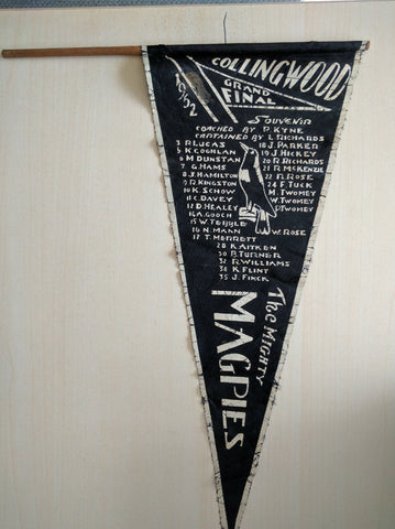 VFL 1952 Collingwood Football Club Grand Final Flag Rare