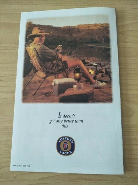 AFL 1993/4 Four different Foster's Cup Collingwood Games Souvenir Football Records