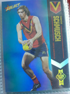 2017 AFL FUTURE FORCE CARD BLUE PARALLEL NO.39 THOMAS SCHMUSCH #21