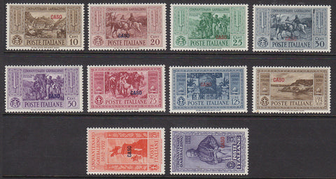 Caso on Italy, Italian Colonies, Greece, SG 89B/98B  MLH