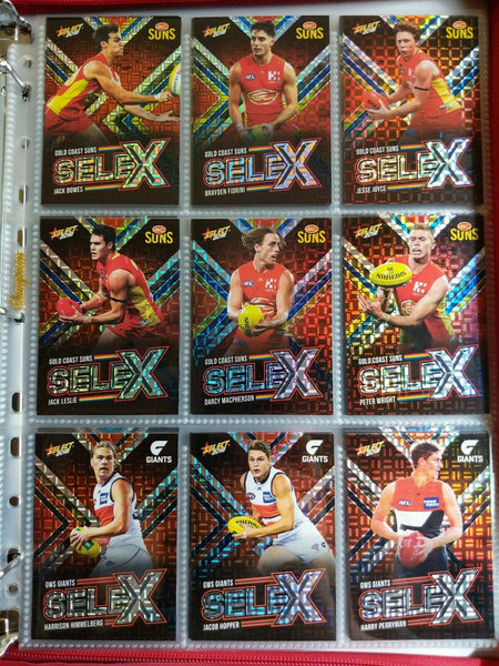 2018 AFL Select Footy Stars SELEX cards x111 FULL COMPLETE SET ALL TEAMS
